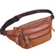 Genuine leather waist bag multi-component leather bag men and women cowhide wallet