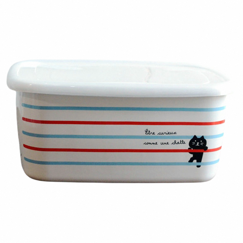 Sealed box enamel rectangular marinated kitchen