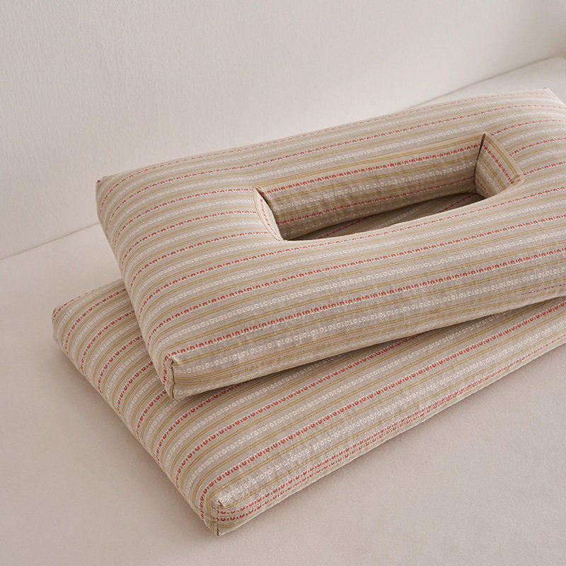 全棉荞麦壳护耳洞枕头侧睡趴睡专用枕芯镂空不压脸防皱纹术后防压,淘宝优惠券,粉丝福利购,淘宝优惠卷