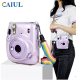 FUJIFILM/FUJI Instax ОДИНСАБЫЕ МИНИ12/11 СУМКА СУМКА ПРОСМОТРЕННАЯ ЗАЩИТА КРИСТОЛЛАНТА АНТИ -ПРОДОВЛЕНИЯ/Крышка объектива/зеркало/фильтр для селфи