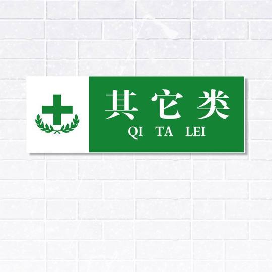 其他类药店药品分类分区标识牌药房分组药柜分区域GSP认证标签贴纸标贴标语标志提示警示标示牌子YP1-68