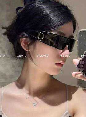 26s新款弧度二合一金属字母墨镜