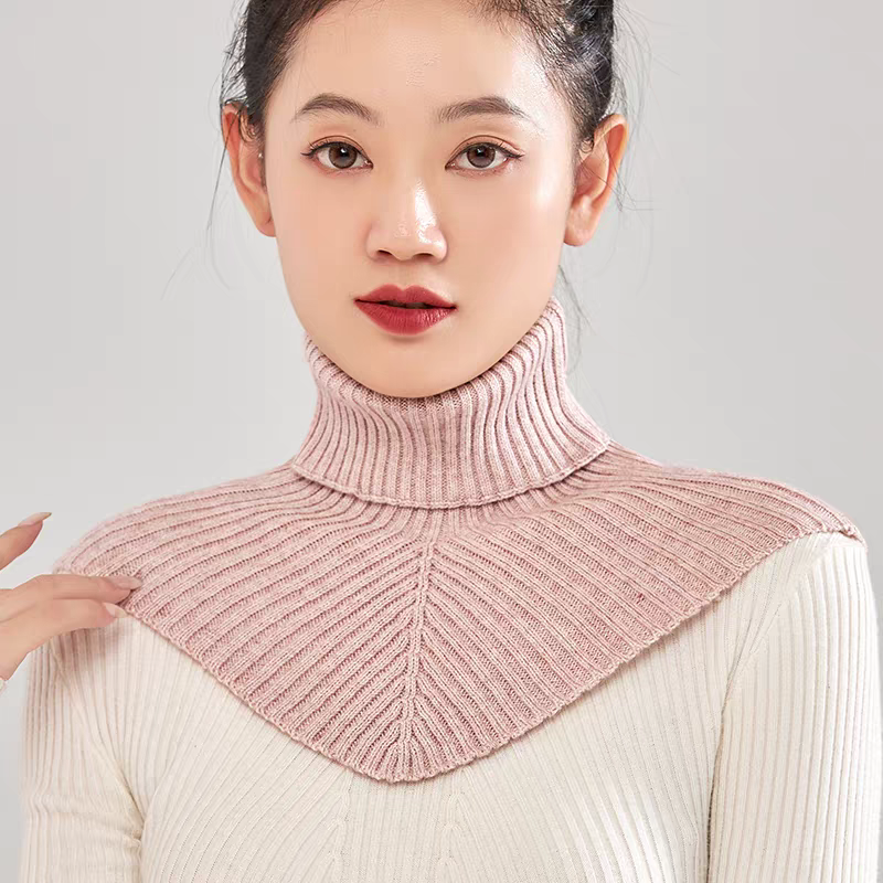 秋冬羊绒高领脖套女假领子针织羊毛围脖围巾三角巾护颈披肩假衣领,淘宝优惠券,粉丝福利购,淘宝优惠卷