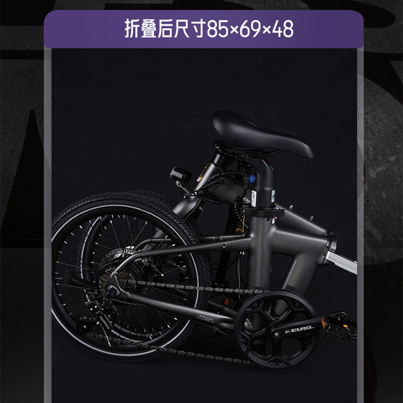 Phoenix Songya Aluminum Alloy 20-Inch Folding Electric-Assisted Bicycle Lithium Battery Commuting Electric Bicycle
