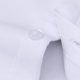 Long-sleeved velvet thickened work clothes warm white shirt
