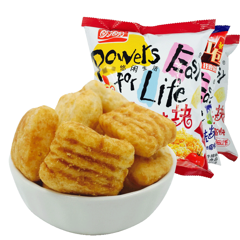 Panpan 105g BBQ office casual bagged chicken flavor nuggets