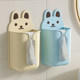 Tissue box without punching wall hanging cartoon paper box putting wash towel storage box toilet wall hanging kitchen hanging box