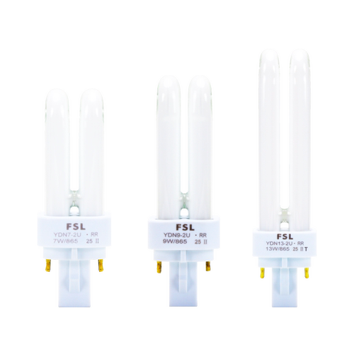 佛山照明节能灯泡插管2针筒灯插拔式荧光灯2U型拔插脚超亮YDN11W - 图3