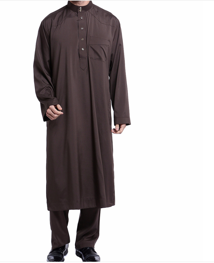 巴基斯坦印度白色长袍男装回民阿拉伯中东迪拜男士纯色长袍套装1,淘宝优惠券,粉丝福利购,淘宝优惠卷