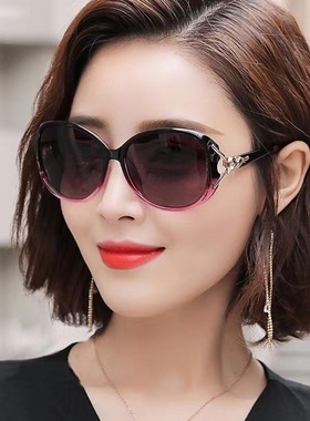 镶钻大框爆款狐狸头墨镜太阳眼镜