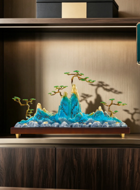 聚善缘万里江山全铜摆件工艺品