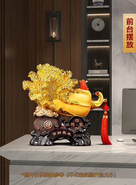 聚善缘百财聚来白菜摆件礼盒装