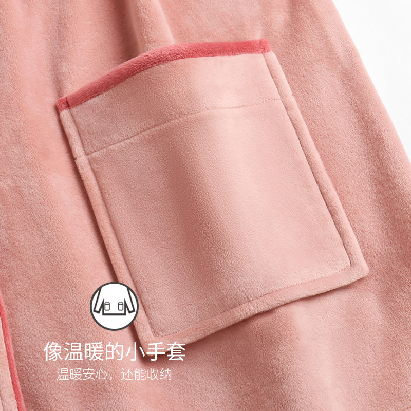 【海岛绒】情侣睡衣男士秋冬款冬季法兰绒加绒加厚珊瑚绒家居服女,淘宝优惠券,粉丝福利购,淘宝优惠卷