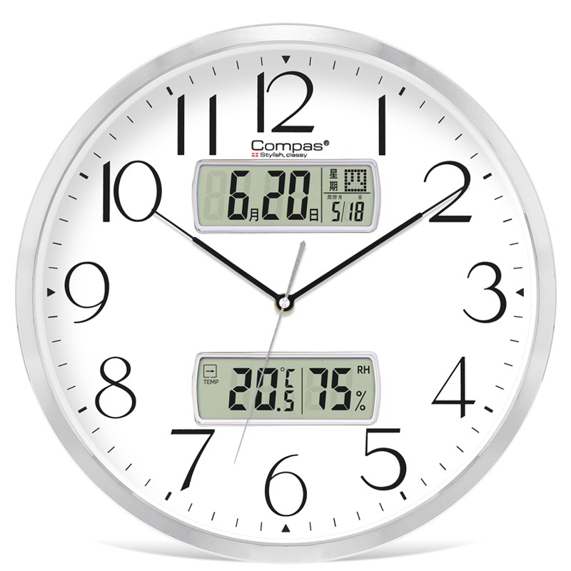康巴丝挂钟客厅钟表简约轻奢时尚家用时钟北欧现代个性创意石英钟-图3