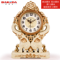 Backoda European-style Creative Clock Living Room Seat Bell Fashion Mute Bedroom Desk Pendulum Pieces Home Quartz Clock Watch