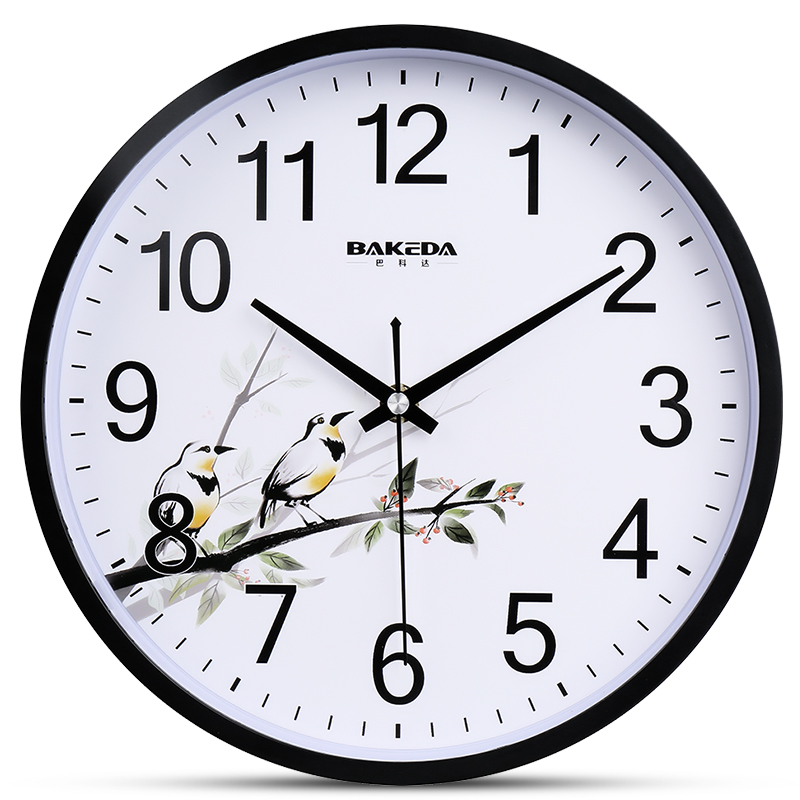 田园时尚挂钟客厅钟表简约北欧家用时钟挂表现代创意个性石英钟表 - 图1