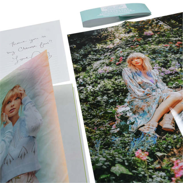 Genuine Taylor Swift Deluxe Edition Taylor Swift Lover 4CD+Poster+Notes