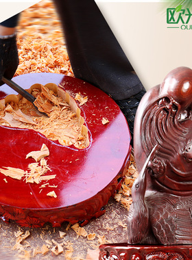 欧米林木实木复古摆件可挖槽加大