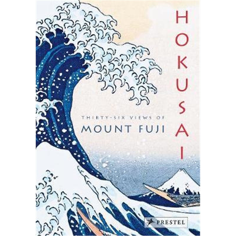 【预售】英文原版 Hokusai葛饰北斋富士山的三十六处风景画作品集精美盒装手风琴折叠版收藏送礼艺术绘画书籍-图0