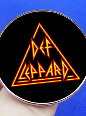 Def Leppard威豹摇滚乐队胸针英国朋克音乐别针金属合金徽章