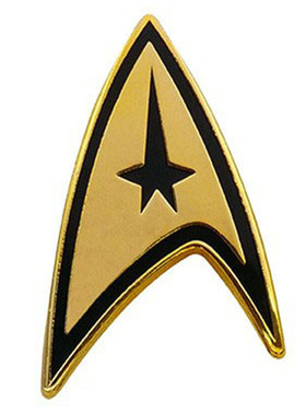 星际迷航胸针StarTrek星际舰队科幻电影别针胸章金属合金徽章配饰