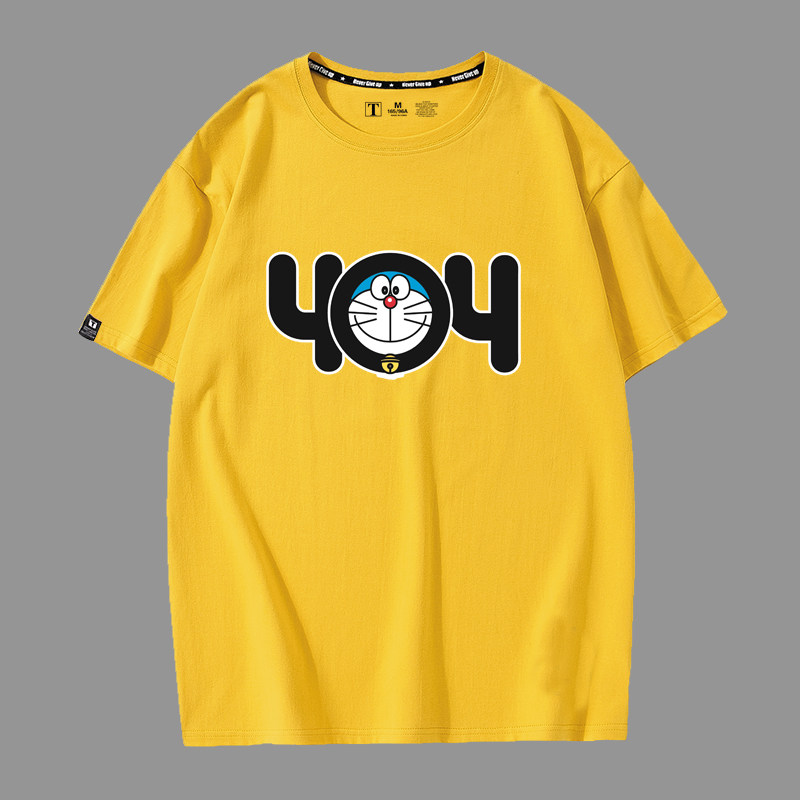 春夏404t恤断网潮男印花短袖半袖衫 久刻时光T恤