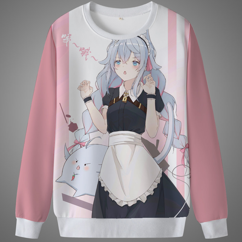 青少年神乐七奈长袖大码定制卫衣 久刻时光卫衣