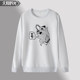 Chainsaw Man Chainsaw Man Denci Pavareshema Chima men and women round neck youth printed sweatshirt student wear fashion