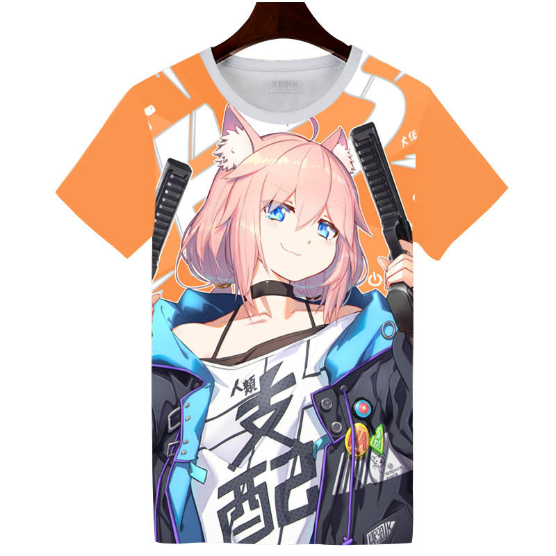 猫宫t恤短袖日向hinata男女打底衫 久刻时光T恤