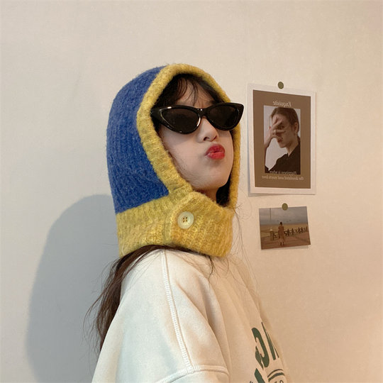 West Window Candle Knitted Wool Hat Korean Style Women's Autumn and Winter