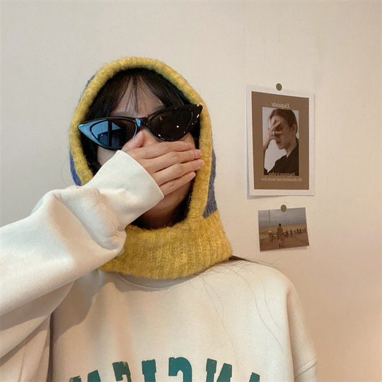 West Window Candle Knitted Wool Hat Korean Style Women's Autumn and Winter