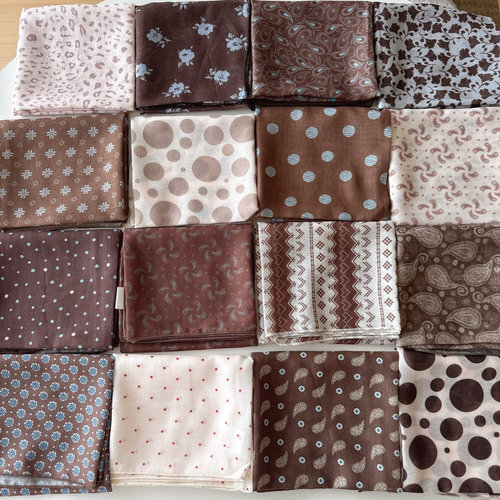 2025秋冬新款时尚百搭装饰包头巾波点小方巾领巾围巾绑腰上女 - 图3