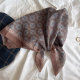 French retro cotton cashew small scarf headband women's neck protection thin small scarf decorative small square scarf turban