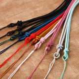 芊雅 Оригинальная дизайнерская плетеная золотая изумрудная подвеска ручной работы, ремешок подходит для мужчин и женщин