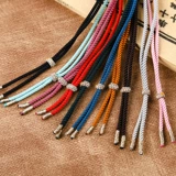 芊雅 Оригинальная дизайнерская плетеная золотая изумрудная подвеска ручной работы, ремешок подходит для мужчин и женщин