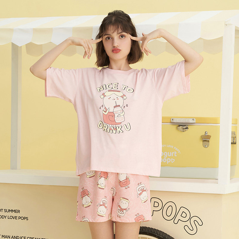 bodypops水桶宝宝可爱印花亲子睡衣 bodypops睡衣/家居服套装