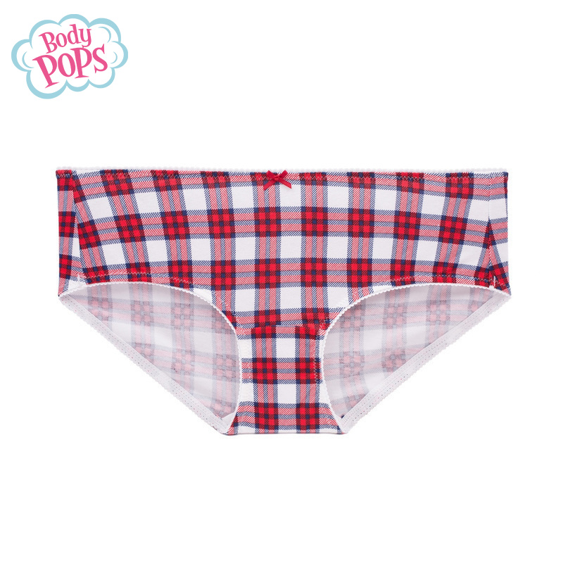 bodypops BCWP84CC82 新品女士可爱印花多色平角内裤女 5 条装 bodypops BCWP84CC82 新品女士可爱印花多色平角内裤女 5 条装