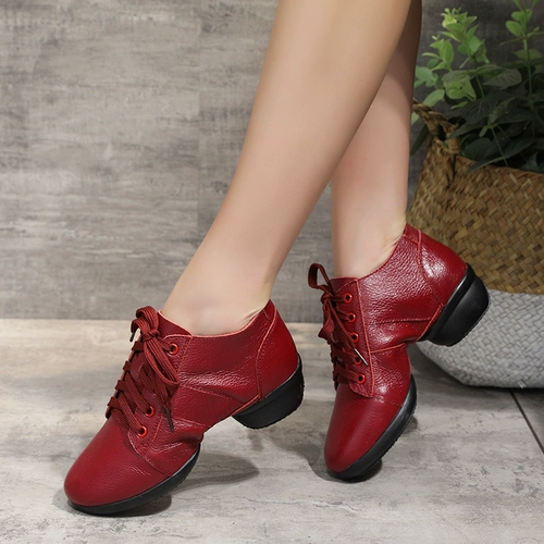 Обувь, танцующие кожаные туфли, из натуральной кожи, мягкая подошва, воловья кожа