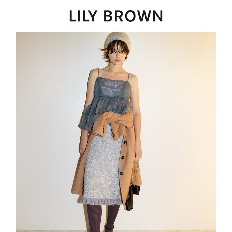 LILY BROWN秋冬款 甜美公主风蕾丝吊带抹胸上衣LWFT245020,淘宝优惠券,粉丝福利购,淘宝优惠卷