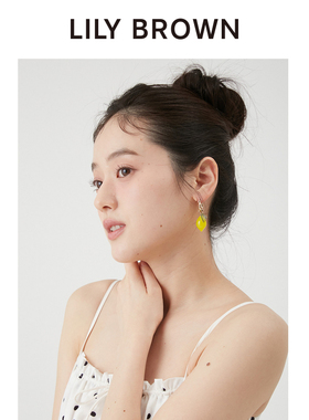 LILY BROWN2026春夏新品可爱甜美水果吊坠金属耳环耳饰LWGA262335