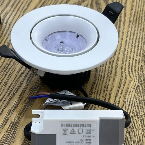 led射灯嵌入式天花灯5w7w12w20w大功率孔灯洞灯筒灯 - 图3
