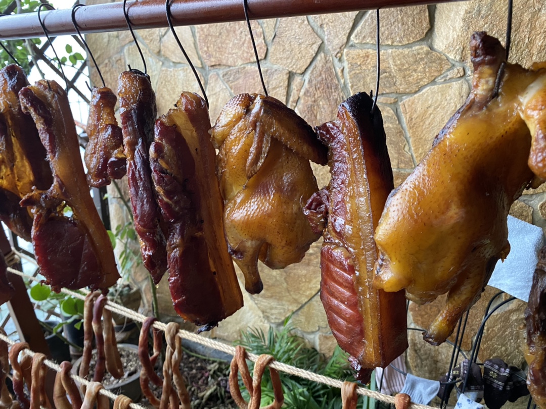 熏腊肉神器桶烟熏腊肉的柴火桶烘腊肉炉熏香肠炉子家用烤串工具1-图0