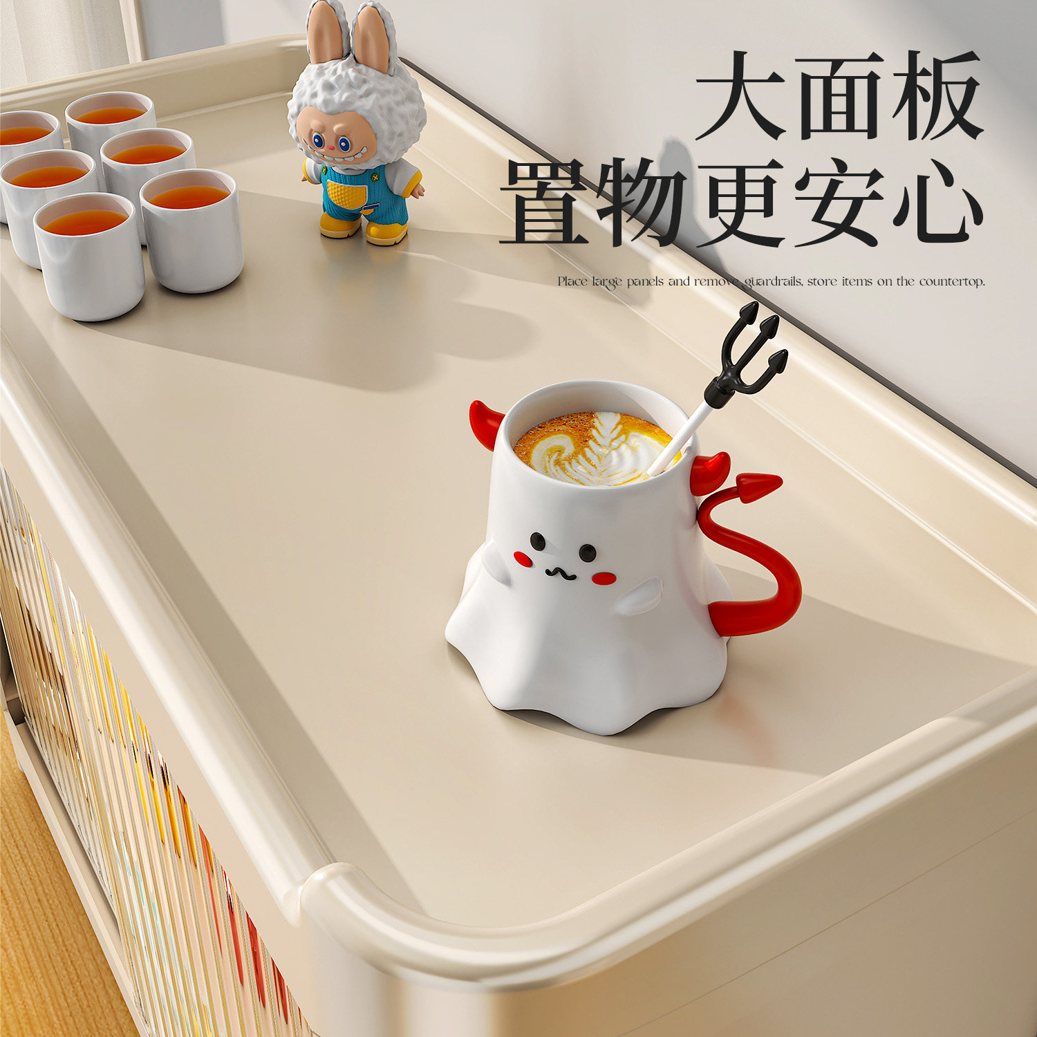 杯架收纳置物架防尘水杯茶杯咖啡杯餐边柜收纳神器高级感轻奢杯柜,淘宝优惠券,粉丝福利购,淘宝优惠卷