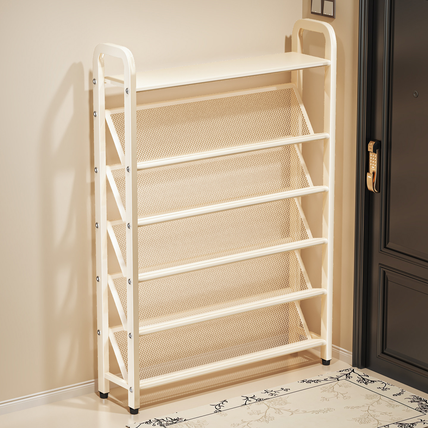 鞋架家用门口多层超薄小窄型入户门后鞋子分层收纳架玄关简易鞋柜,淘宝优惠券,粉丝福利购,淘宝优惠卷