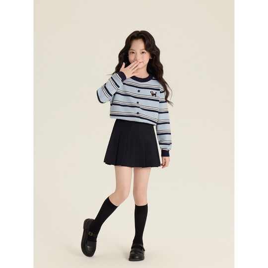 AmybabyA-line skirt pleated skirt