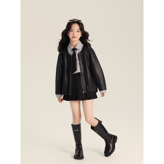 AmybabyA-line skirt pleated skirt