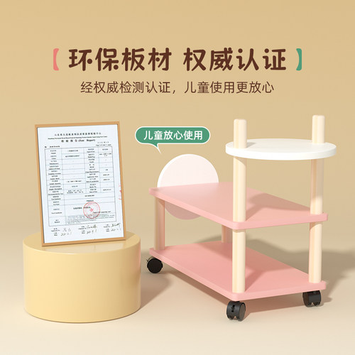 儿童鞋架宝宝专用小型可爱门口迷你多层室内收纳鞋柜小朋友小鞋架 - 图1
