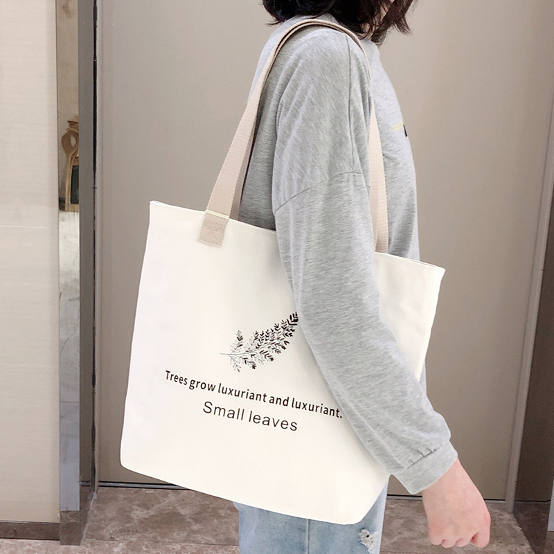 女大学生上课大容量定制日系帆布包 合肥雨凡箱包女士包袋