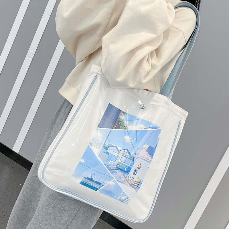 女夏大容量2022年新款托特帆布包 合肥雨凡箱包女士包袋