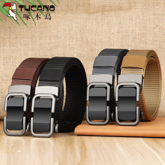 Woodpecker canvas belt for men business casual